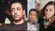 Fotografias de Gabi Azulay, e ele ao lado da namorada Karla Stelzer - Reprodução/Redes Sociais