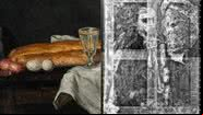Registro da obra de Paul Cézanne e o raio-x realizado - Museu de Arte de Cincinnati
