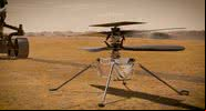 Imagem ilustrativa do helicóptero Ingenuity - Divulgação/ NASA
