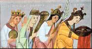 Ilustração medieval de mulheres - Divulgação