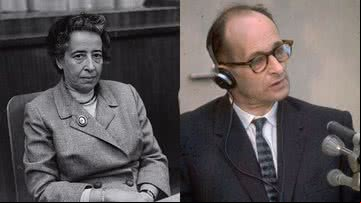 Hannah Arendt e Adolf Eichmann - Foto por Munich Stadtmuseum pelo Wikimedia Commons / Domínio Público via Wikimedia Commons