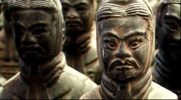 Miniaturas contemporâneas do Exército de Terracota  - Getty Images