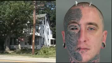 Jeremy Pauley mantinha os órgãos guardados no porão de sua casa - Reprodução/YouTube/NBC News / Divulgação/East Pennsboro Township Police