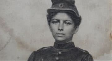 Retrato de Jovita Alves Feitosa, em 1865 - Wikimedia Commons