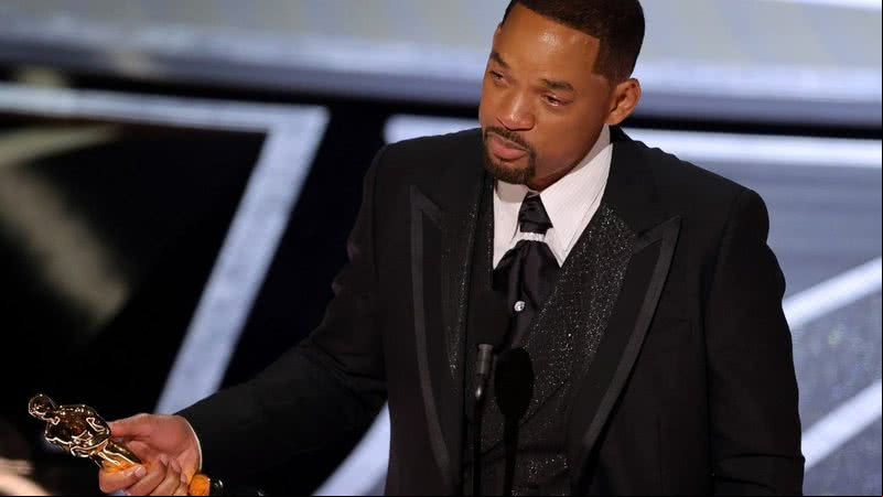 Will Smith, com seu prêmio Oscar - Getty Images